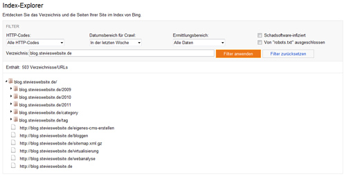 Index Explorer Index Explorer