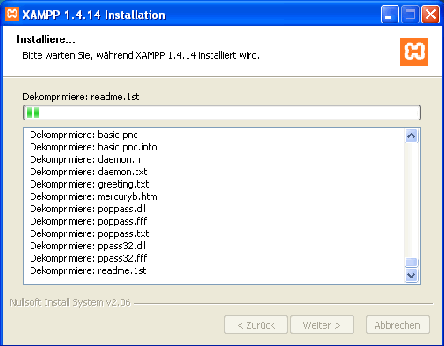 XAMPP Installation