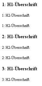 Beispiel für die Umsetztung von Countern