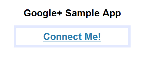Google Plus connect Google Plus connect
