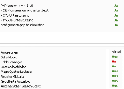 Installation von Joomla - Teil 2