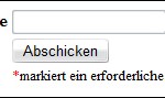 Quickform Beispiel