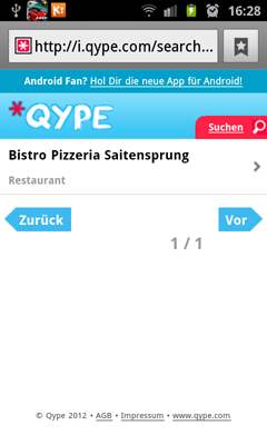 Qype - Pizza