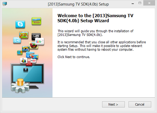 Smart TV SDK installieren