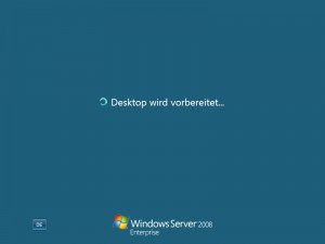 Desktop wird vorbereitet
