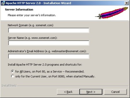 Apache-Installation Teil 1